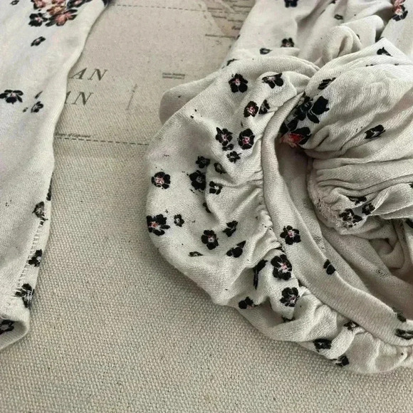 Free People Womens To The Tropics Balloon Sleeve Top Size Large - Picture 9 of 11